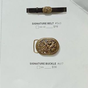 Cabi Signature Belt and Signature Buckle